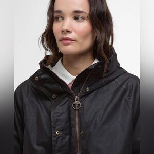 Barbour Women's Lightweight Tartan Durham Wax Jacket US 12 UK 16